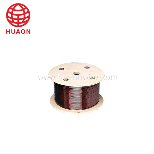 Enameled aluminium flat winding wire for transformer